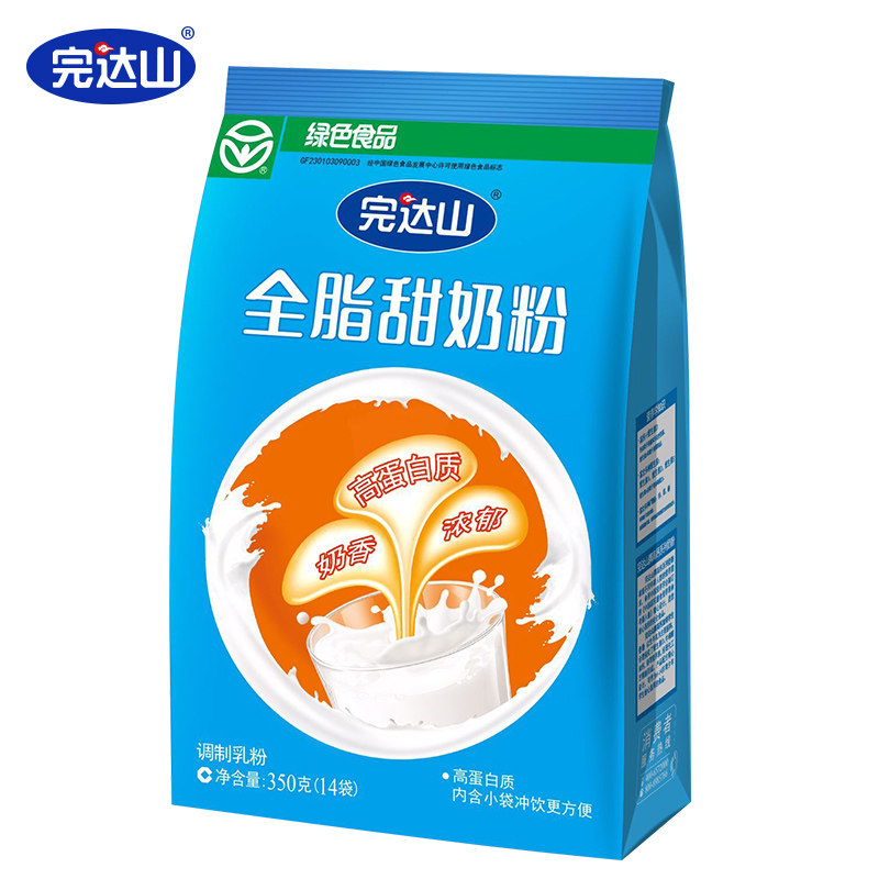 完达山奶粉成人奶粉 全脂甜粉350g/袋