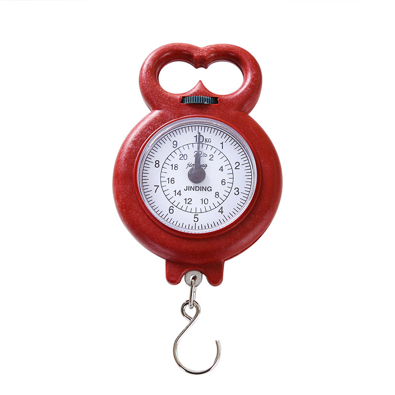 迷你鱼形买菜便携称重手提秤电子称家用高精度机械弹簧挂钩秤10kg