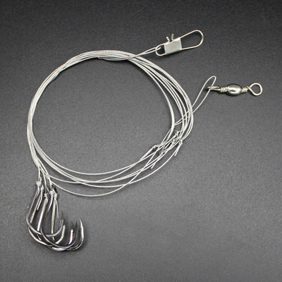 钢丝串钩 防咬海钓串钩 海钓鱼钩串钩钓组防缠绕 串钩 抛竿鱼钩