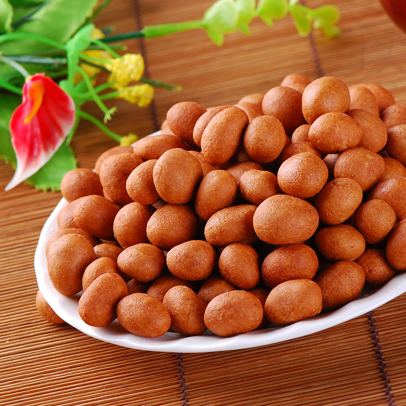 厦门特产鱼皮花生180g*5 休闲办公食品坚果风味零食童年记忆小吃