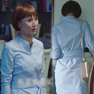 我的前半生袁泉唐晶明星同款衬衫长袖上衣女新款港味职业长衫秋装