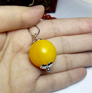 【特价】吊坠 s925 银镀白金 三瓣花螺帽 贯穿孔圆球吊坠托 双孔圆珠