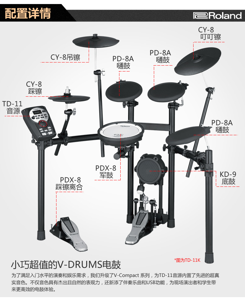 罗兰架子鼓接线图,电子鼓接线图,架子鼓安装图_大山谷图库