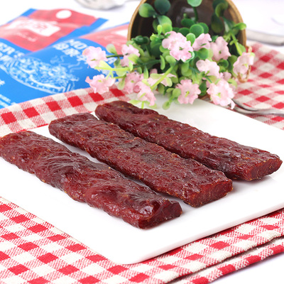 母亲牛肉干棒22g*12母亲牌手撕风干牛肉棒香辣味牛肉条休闲零食品