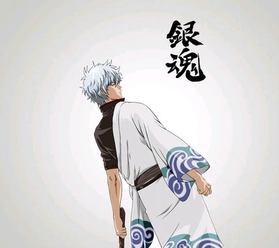 动漫cosplay银魂银桑白夜叉坂田银时阿银常服和服cos衣服男装套装