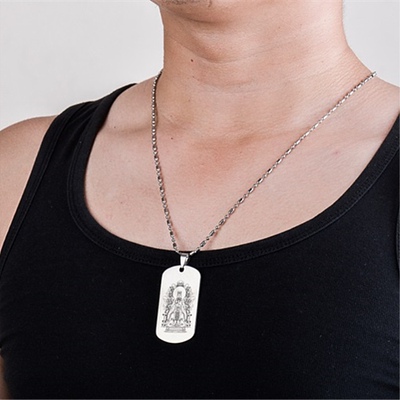 道教用品道教法器玉皇大帝神像玉帝开光护身符道教项链吊坠道士