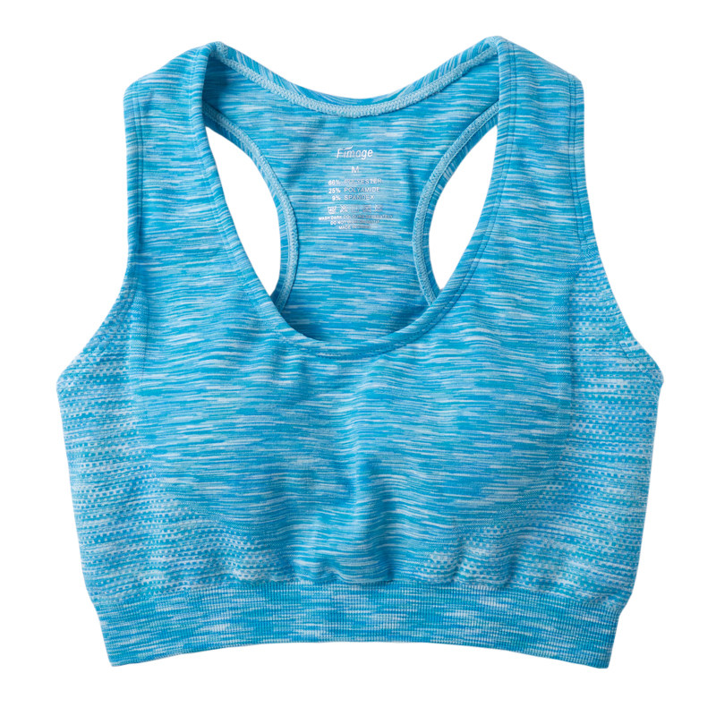 迪卡侬 运动内衣女跑步专业运动文胸高强度防震聚拢无钢圈kalenji