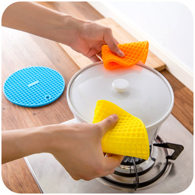 居家家 硅胶垫子隔热垫餐桌垫 欧式防烫垫桌垫餐具垫锅垫碗垫餐垫