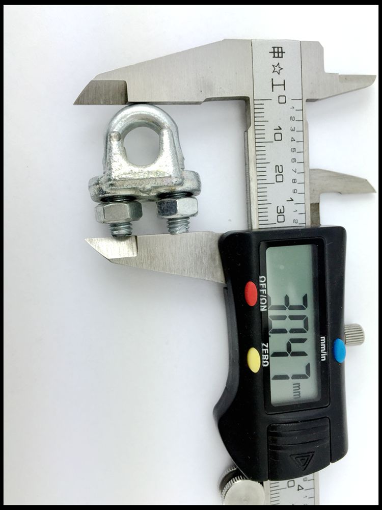 鋼絲繩鎖釦 水泵吊繩卡扣 漲緊絲 固定扣
