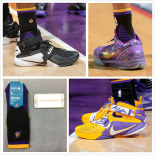 客场stance nba 559 湖人队队标客场拉丁之夜 中强度专业缓震篮球袜