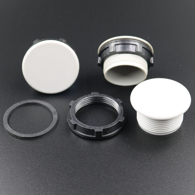 信号灯按钮堵头30mm开关堵头面板塞孔塞填空件闷盖堵孔头灰色