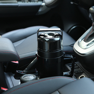 车载烧水壶加热水杯汽车电热杯车用12v多功能热水器货车24v烧开水