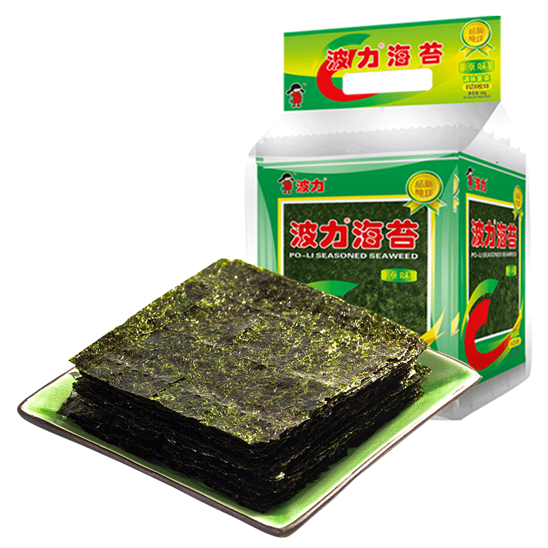 波力海苔-原味24g 即食 儿童海苔寿司专用 零食紫菜