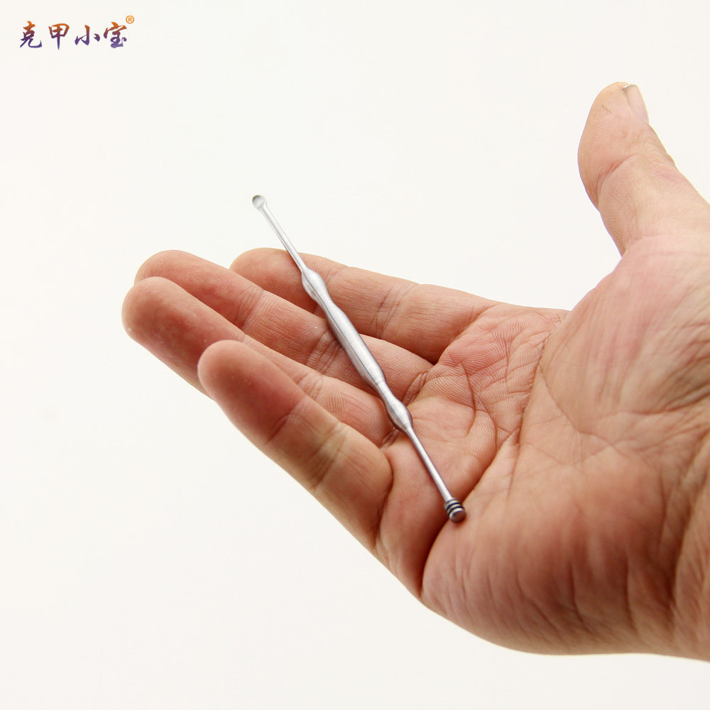 不锈钢 两用双头螺旋掏耳勺耳挖 安全设计不伤耳道