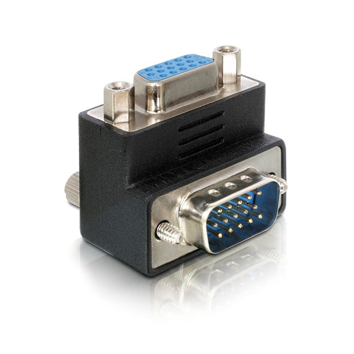 cy 弯头vga公转vga母 hdb15母对公 上弯90度 投影仪 显示器转接头