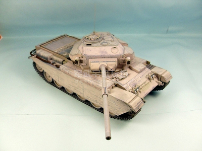 英国百夫长mk.7主战坦克 纸模型 1:35 坦克世界 战车 手工diy