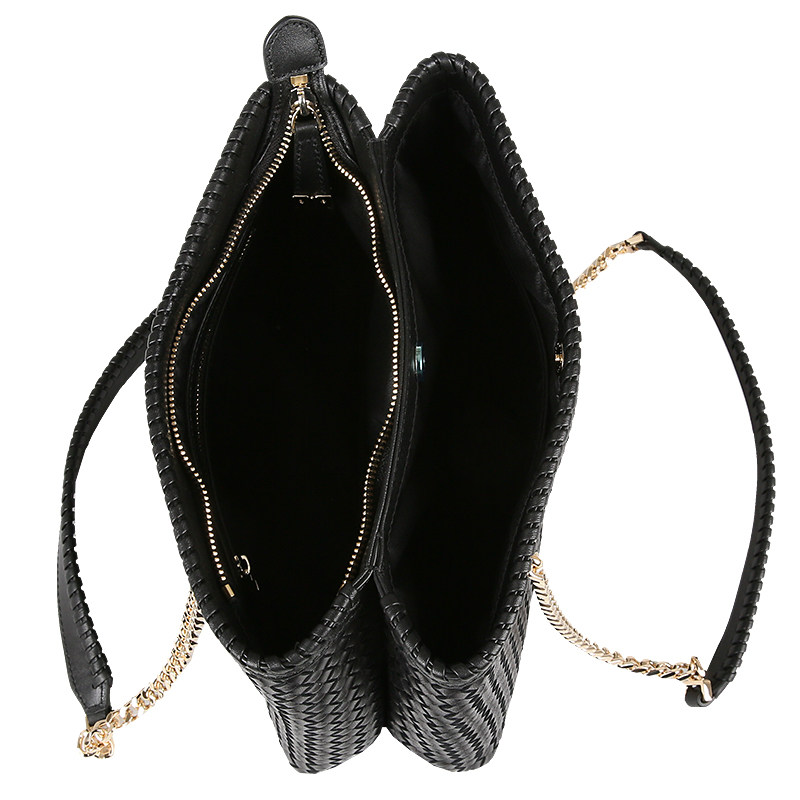 hr赫莲娜女包新款软皮包编织包女士手提包单肩包斜挎包手提袋潮流