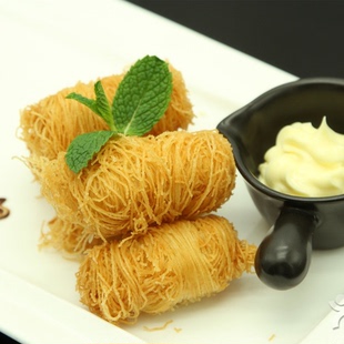 金丝凤梨酥油炸棉线酥金丝菠萝酥 奶茶小吃香酥甜食亚洲渔港