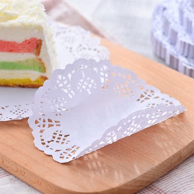 烘焙蛋糕diy 5.5寸吸油纸垫 镂空纸垫 圆形花底纸 花边纸约150张