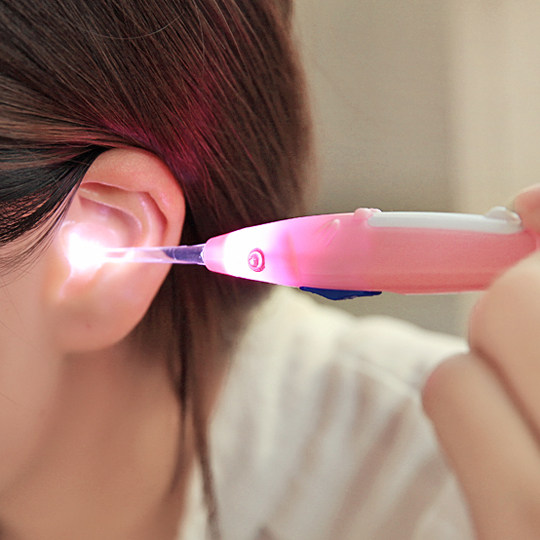 卡通鱼形可拆卸清洁挖耳勺成人儿童发光掏耳朵采耳工具耳扒挖耳器