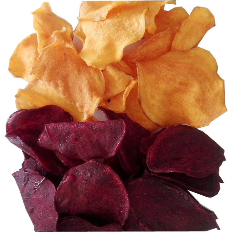 韶关特产香芋片红薯片紫薯片3种750g 红紫薯番薯地瓜脆片芋头片
