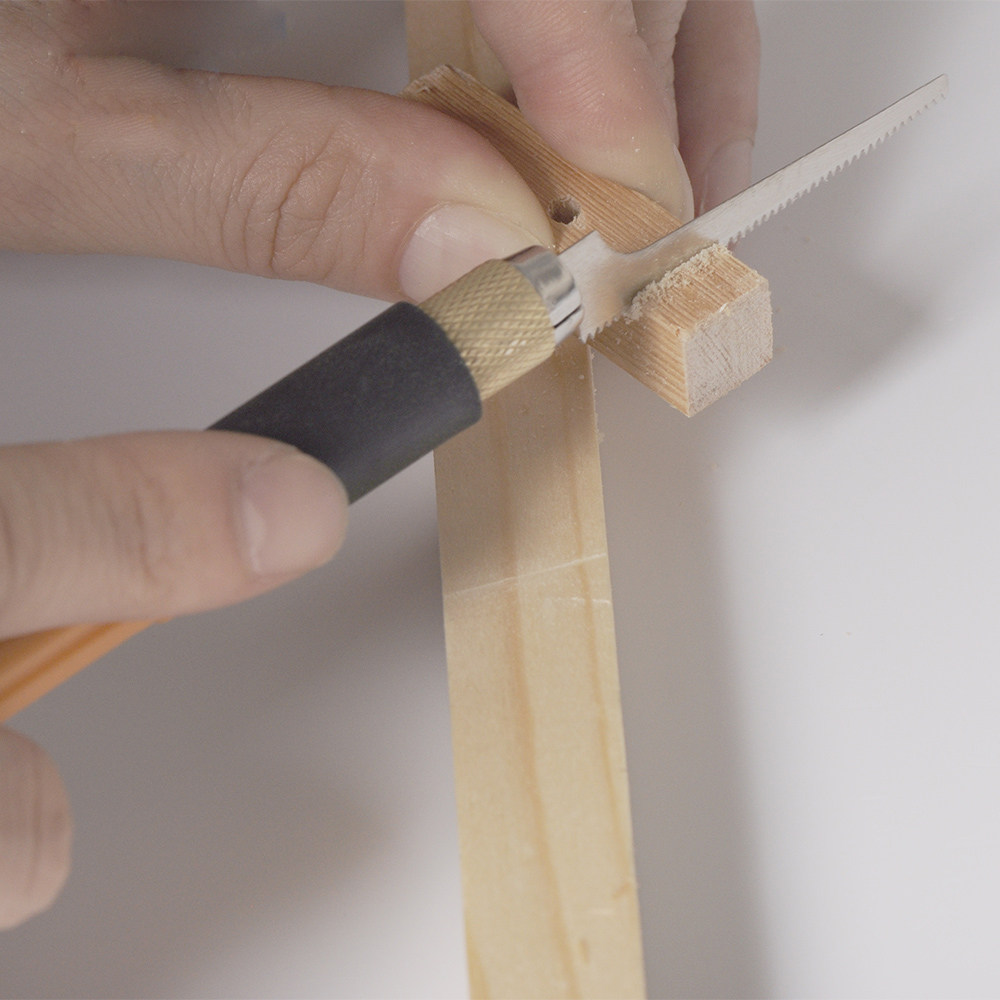 diy手工模型小锯子工具木工锯精工模型迷你小手锯 两片锯片
