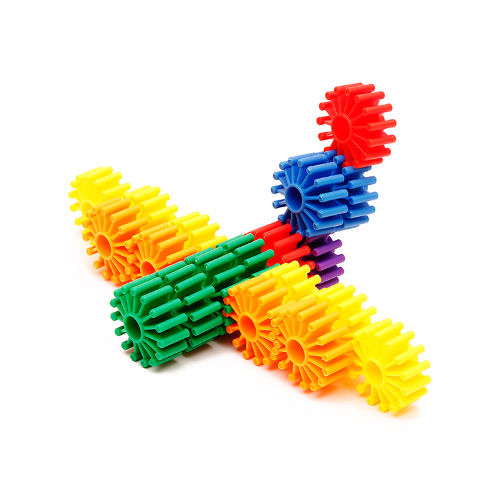 第二课堂儿童聪明棒积木塑料拼插拼装益智早教幼儿园拼搭拼接玩具