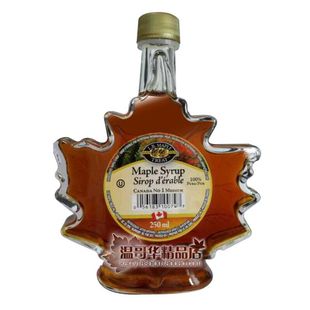 加拿大原产maplea级纯天然枫糖浆迷你枫叶形瓶装50ml56包装焦糖味
