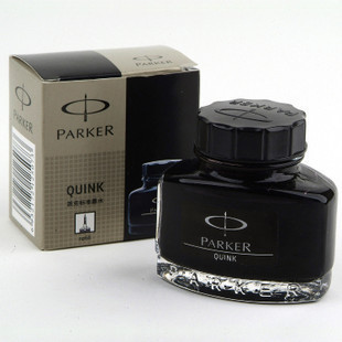 墨水 正品 parker派克墨水 纯黑色 速干非碳素不堵笔 派克钢笔