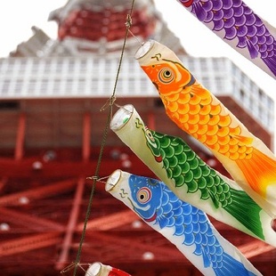 日本正品和风鲤鱼旗鲤鱼幡日式创意家居卧室店铺料理店装饰品多款