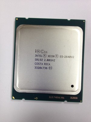 intel xeon e5-2640v2 cpu 正式版 八核心 2.0ghz 处理器 全新货