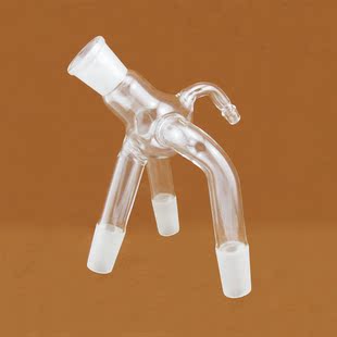 弯形接受管 接收管 19*19 19【*19】 玻璃仪器 尾接管