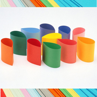 剪纸 优质玛丽彩色手工纸 画画纸剪纸折纸涂鸦纸 a4混色复印纸打印纸