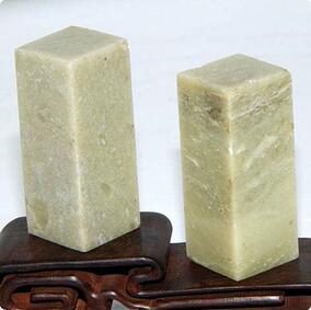 篆刻 青田石方形练习石印章 章料 姓名章 刻章石头 免费刻字2.