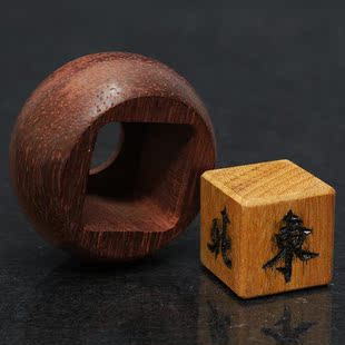 御圣女王节热卖手搓家用精品麻将牌红木实木金钱庄元宝方向庄风庄