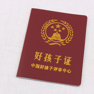 纸张本册 奖状/证书 > 包邮创意娱乐证书 褒奖搞笑情感无极限 好孩子