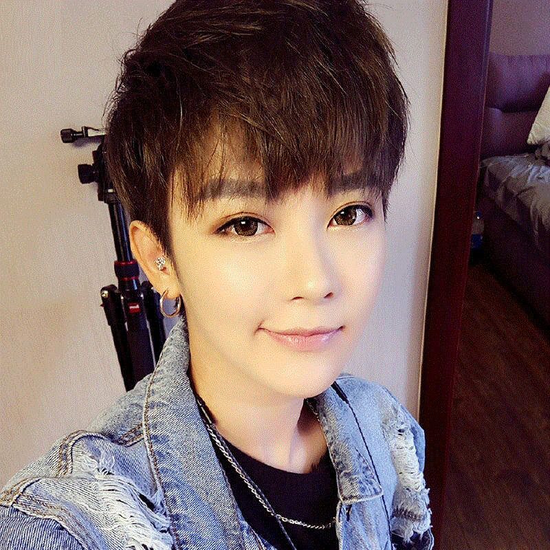 韩版假发男短发逼真黑色帅气男生短直发学生蓬松齐碎刘海个性发套