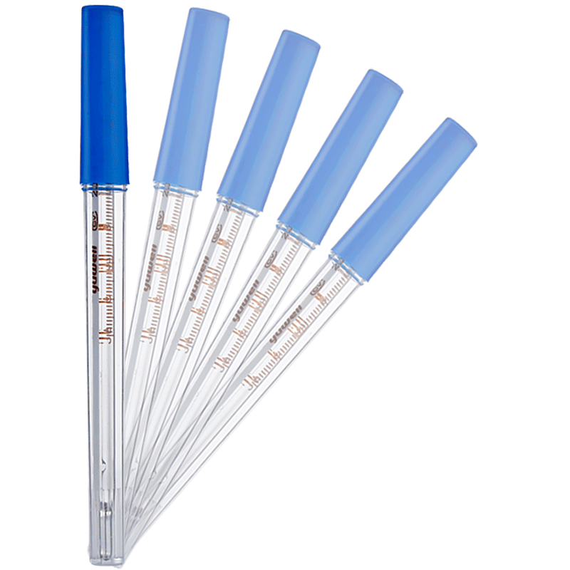 鱼跃 玻璃体温计 crw-11 三角型棒式口腔型