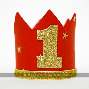 黑桃派闪亮紫色皇冠 party聚会拍照道具 生日派对定制装饰用品