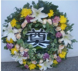 祭奠喪事哀悼花籃花圈q017泗陽縣南京市溧水縣同城鮮花