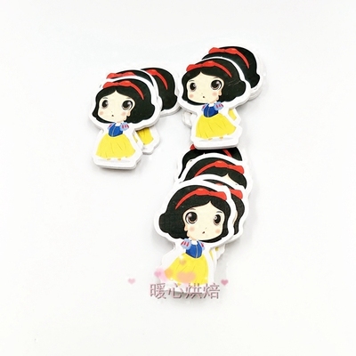 蛋糕装饰白雪公主泡沫牙签插牌浪漫城堡烘焙插件生日派对用品12只