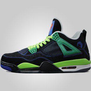 air gs乔丹四代乔aj4超人黑绿慈善基金会夜光男女鞋篮球鞋 jordan