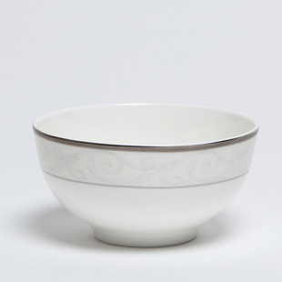 实用米饭碗面碗唐山骨瓷餐具公主日记5英寸奥碗 唐山高档骨质瓷碗