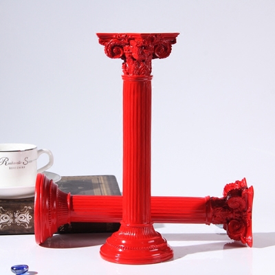 创意小型罗马柱 摄影背景道具摆设 罗马废墟建筑模型 欧式摆件