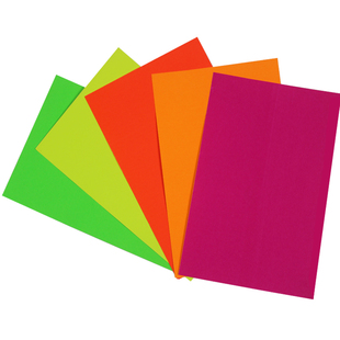 彩色背胶压花纸/配合压花器使用/diy制作配件5色5张