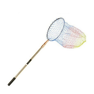 抄网杆可定位钓鱼捞渔网抄鱼网钓鱼用品 正品1.9米抄网不锈钢抄网