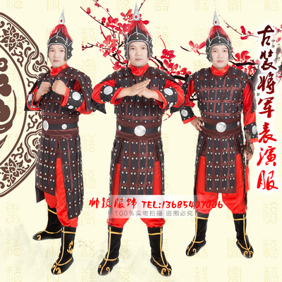 盔甲可穿 宋朝将军服影视古装服装演出服 古代经典盔甲服装 包邮