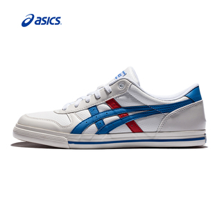 asics 亚瑟士 运动休闲鞋 蓝白经典 小白鞋 男 aaron h50xj-0142