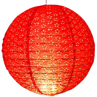 新年特价吉祥云纹镂空灯笼纸灯笼婚庆元宵春节装饰红灯笼灯罩