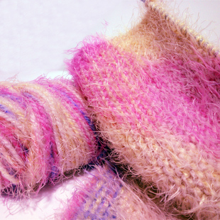 毛线批发特价编织毛衣线马海毛线凤尾绒珊瑚绒毛衣线围巾线包邮